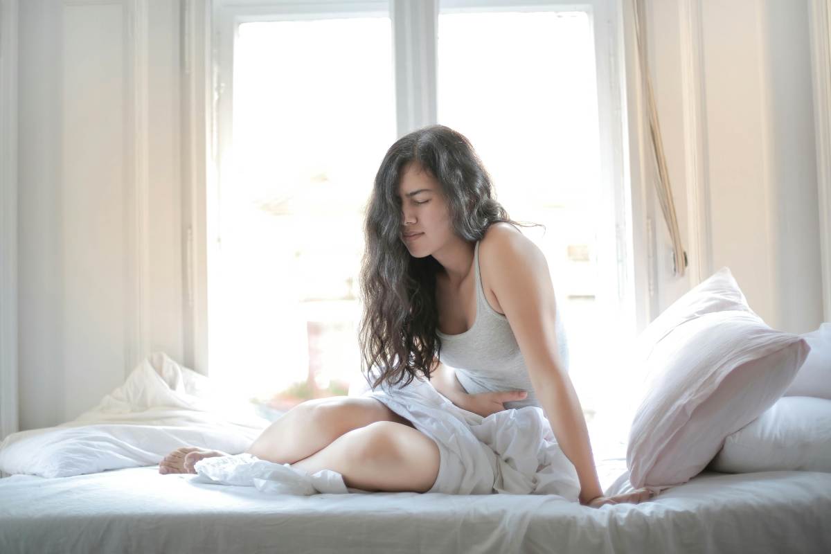ragazza a letto